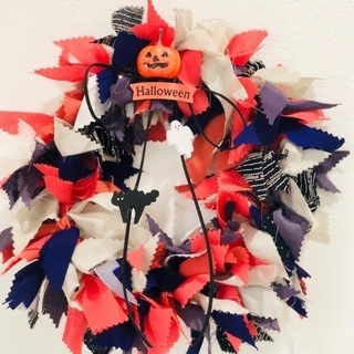 ハロウィンリースのワークショップの画像