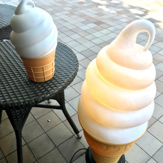 ソフトクリーム　置物　セット