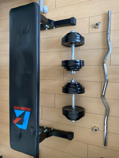 筋トレ　ダンベル　ベンチセット