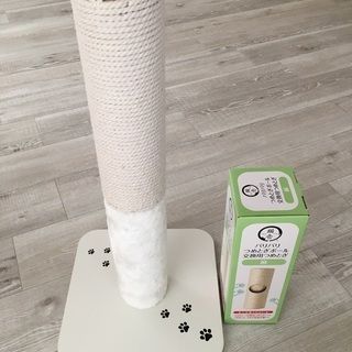 猫壱 バリバリつめとぎポール&ペットシーツ2パックセット　