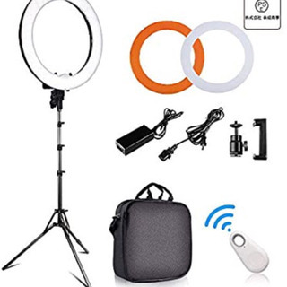 【新品未使用】リングライト 「48cm/18in」カメラ写真ビデ...