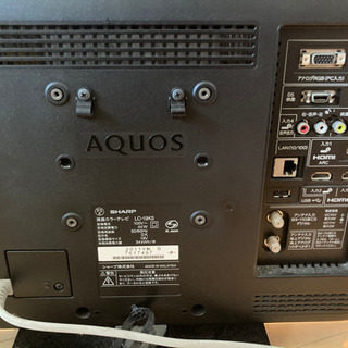シャープ　AQUOS 19型　2011年製の画像