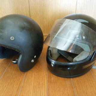 【2個セット】ヤマハ製 フルフェイスヘルメット黒／メーカー不明 ...