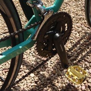 古いBianchiのクロスバイクの画像