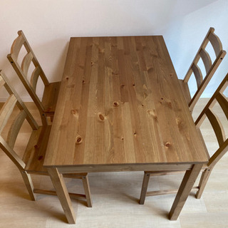 【お取引中】27日まで2000円OFF  IKEAダイニングテーブルセットの画像