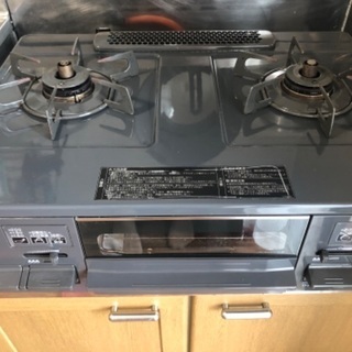 お値下げ相談可‼️両面焼き　2口コンロ　ハーマン　LPガス　プロ...