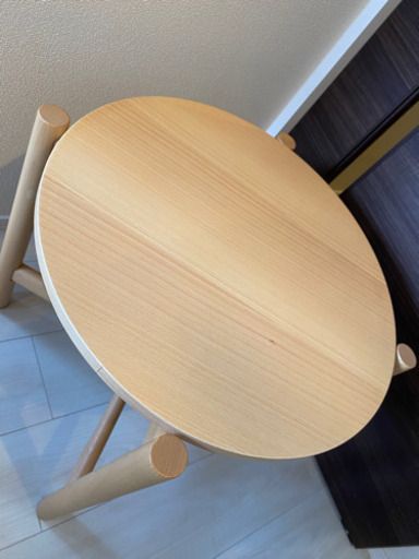 無印良品　ミニテーブル　ブナ
