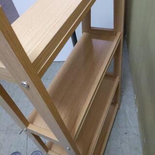 棚 ラック 木目の画像