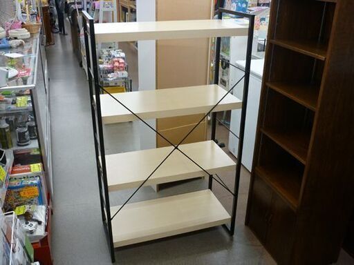 オープンラック 4段 オープンシェルフ 幅815mm 奥行400mm 高さ1410mm 収納棚 ラック 札幌 西岡店