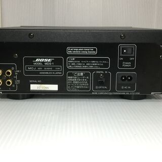 BOSE(ボーズ)★MDレコーダー★MDS-1★ブラック★【美品】の画像