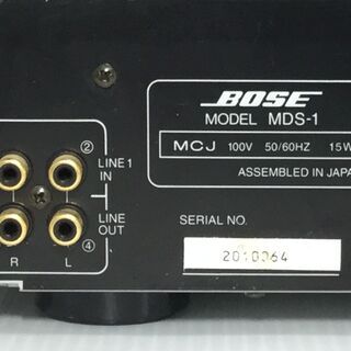 BOSE(ボーズ)★MDレコーダー★MDS-1★ブラック★【美品】の画像