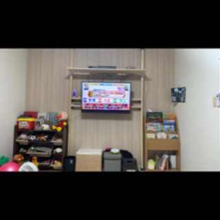 壁掛けテレビ　DIY