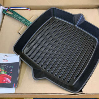 フライパン 廃盤希少 staub アメリカングリル 30cm角型の画像