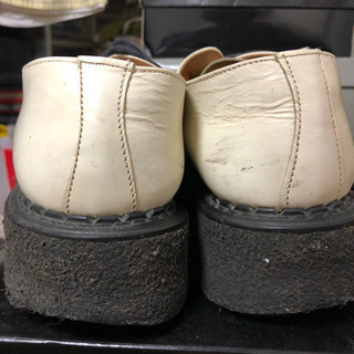 ジョージコックス　GEORGECOX 白　ラバーソールの画像