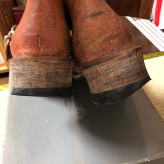 フープディドゥ　レザー ブーツ　ブラウン　サイズ44の画像