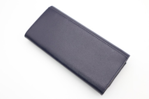 《FURLA/二つ折り 長財布 バビロン》Sランク 未使用品 ネイビー ベージュ