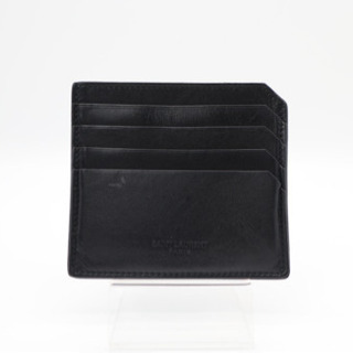 《SAINT LAURENT/カードケース》ABランク ブラック コンパクト 美品