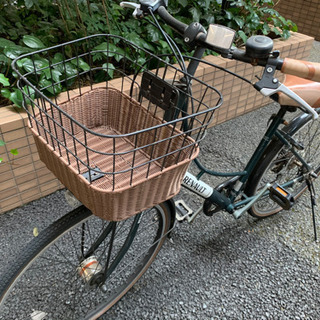 RENAULT・自転車・グリーン＊パンクしてます【無料】の画像