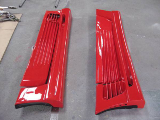 三菱GTOサイドステップ及びサイドパネル