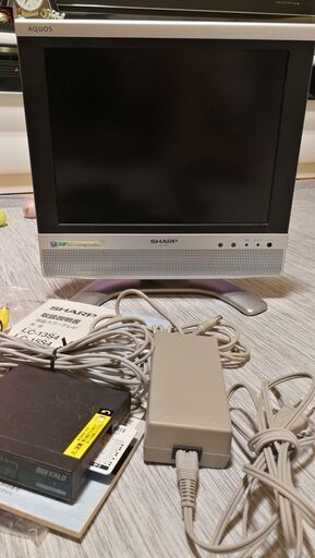 アクオス13型液晶テレビ＋テレビ用地デジチューナー