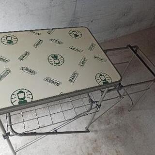 コールマン　オールインワンキッチンテーブル　２バーナー設置OKの画像