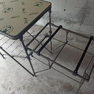 コールマン　オールインワンキッチンテーブル　２バーナー設置OKの画像