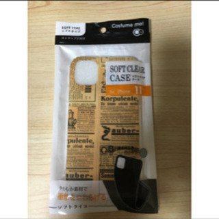 ハンドメイドiPhone11ソフトカバーの画像
