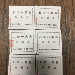 石垣島⇄黒島　安永観光チケット