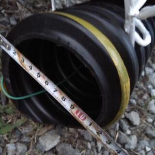 未使用品　2ｍ　水路　電線など　2ｍです。　カナレックス FEP管本体 内径 100mm、外径 123mmの画像