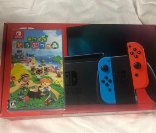 新品未開封 Switch 任天堂スイッチ 本体 ネオン　あつまれどうぶつの森