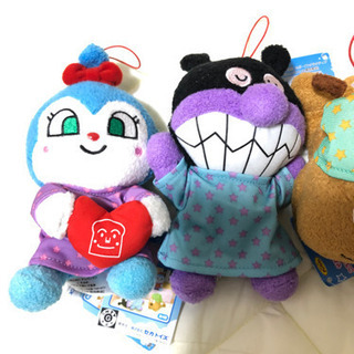 タグ付き！アンパンマン人形セットの画像