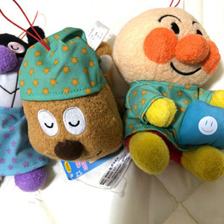 タグ付き！アンパンマン人形セットの画像