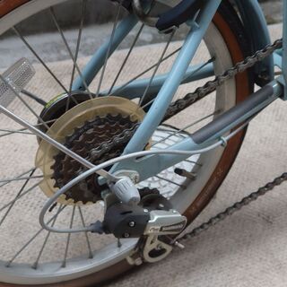 マークローザF 折りたたみ自転車 6段変速 18インチ ブリジストンの画像