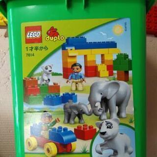 レゴ　デュプロduplo　ぞうさんのバケツ　清掃済　おまけブロック付の画像