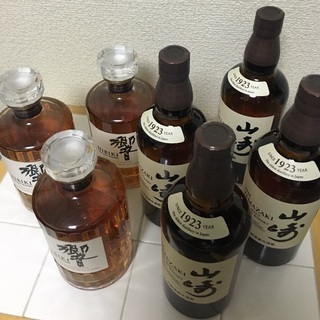 響 】&【 山崎 】 サントリー ウイスキー 計7本 SET！！