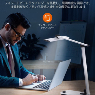 【新品未使用】デスクライト  LED電気スタンド 太陽光 950...