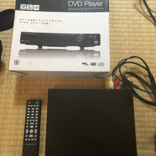 DVDプレーヤー  リモコン、箱付き