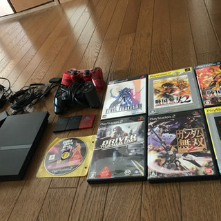 プレステ2本体一式とソフト多数