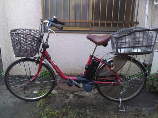 2020年9月にバッテリー無料交換済み　電動アシスト自転車パナソニックビビDX【中古】