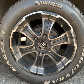 キャラバン&ハイエースに☆クリムソン BARBERO 17 6.5Jの画像