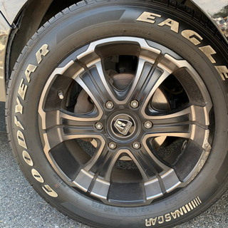 キャラバン&ハイエースに☆クリムソン BARBERO 17 6.5Jの画像