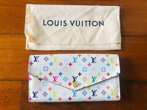 美品　正規品　LOUIS VUITTON 　ルイヴィトン マルチカラー　ポルトフォイユサラ