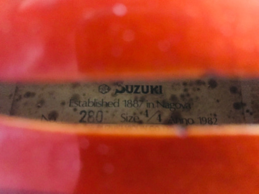 スズキバイオリン、美品 、No.280 4/4