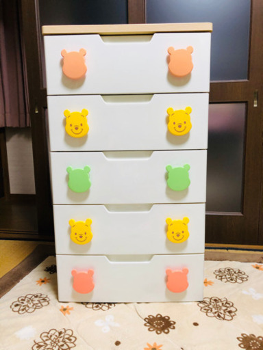 取引終了　プーさん5段チェスト