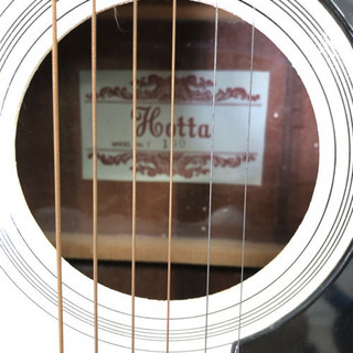 無料！HOTTAホッタ☆アコースティックギター☆MODEL No.100☆白の画像