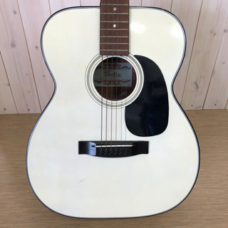 無料！HOTTAホッタ☆アコースティックギター☆MODEL No.100☆白の画像