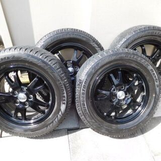 スタッドレスタイヤホイールセット4本　プリウス トヨタ純正 15インチ　195/65R15　ブリヂストン　ブリザック　