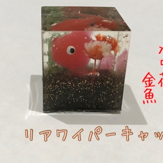 水中花 金魚 リアワイパーキャップ