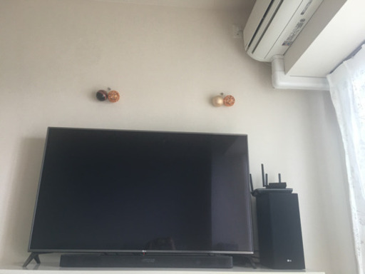 55インチ　LGテレビとサウンドバーセット　販売します