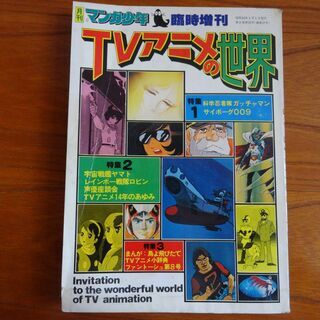 月刊マンガ少年 臨時増刊 ＴＶアニメの世界